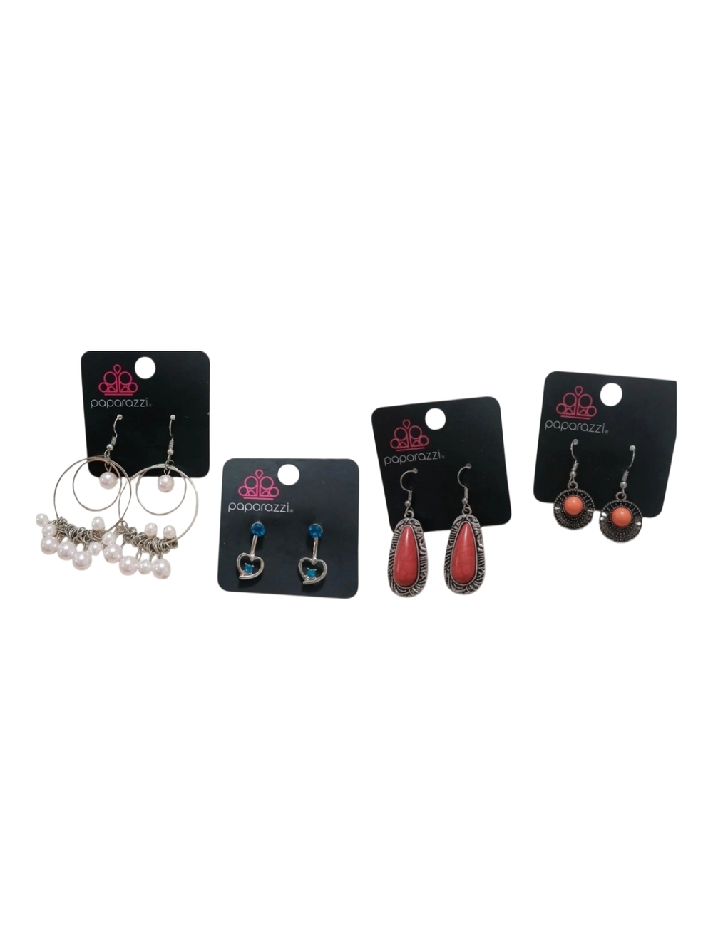 Lot of 4 Paparazzi Earrings - New York Attraction, Cruzin Colorado & More - NWT